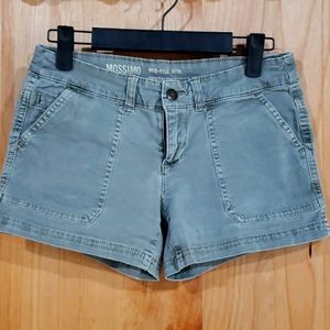 EUC! MOSSIMO mid-rise olive green shorts